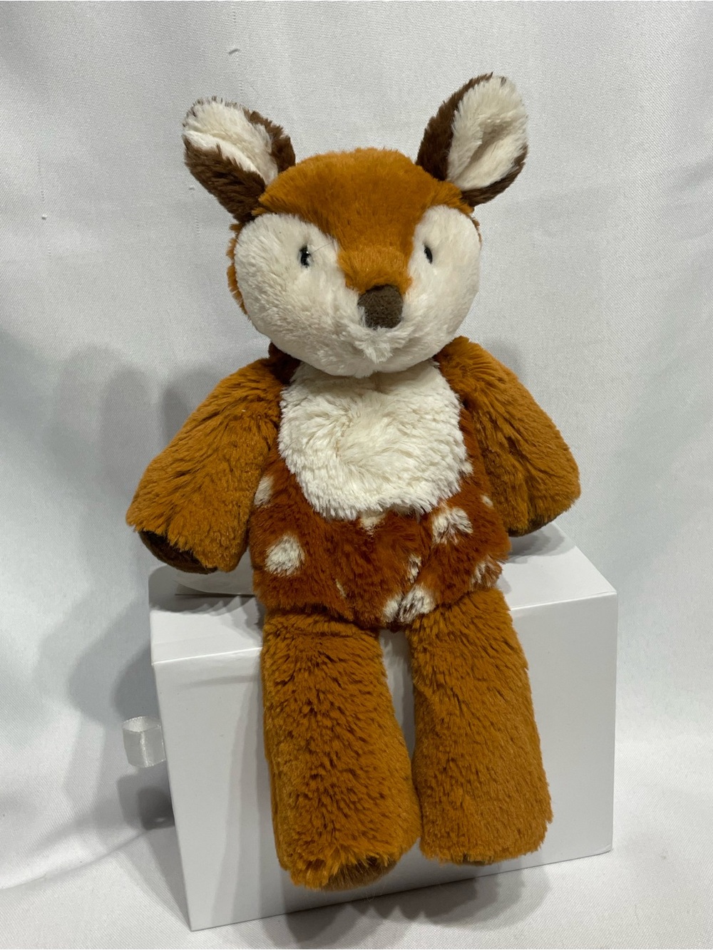 10” Mary Meyer Marshmallow Zoo Junior Fawn Plush Stuffed Animal Like New!